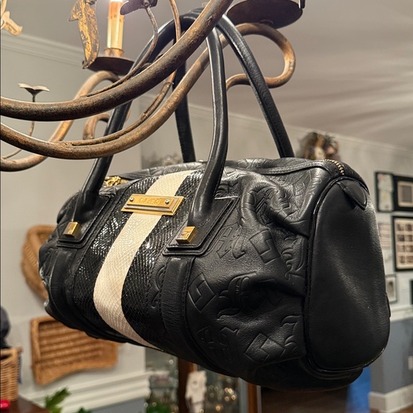 L.A.M.B. Music Fade-out Leather Satchel Handbag - Picture 2 of 12